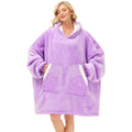 Kipswiza Oversized Wearable Blanket Hoodie, Sherpa Fleece Thick Warm Big Hooded Sweatshirt Blanket for Women Men Mom Sister Girl