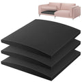 moonoom 22x22 Couch Cushion Support, Black Sofa Cushion Sagging Repair, Curved High Density Foam Replacement for Furniture Saggi