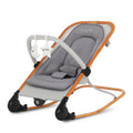 Dream on Me Rock with me 2-in-1 Rocker and Stationary Seat | Compact Portable Infant Rocker with Removable Toys Bar & Hanging To