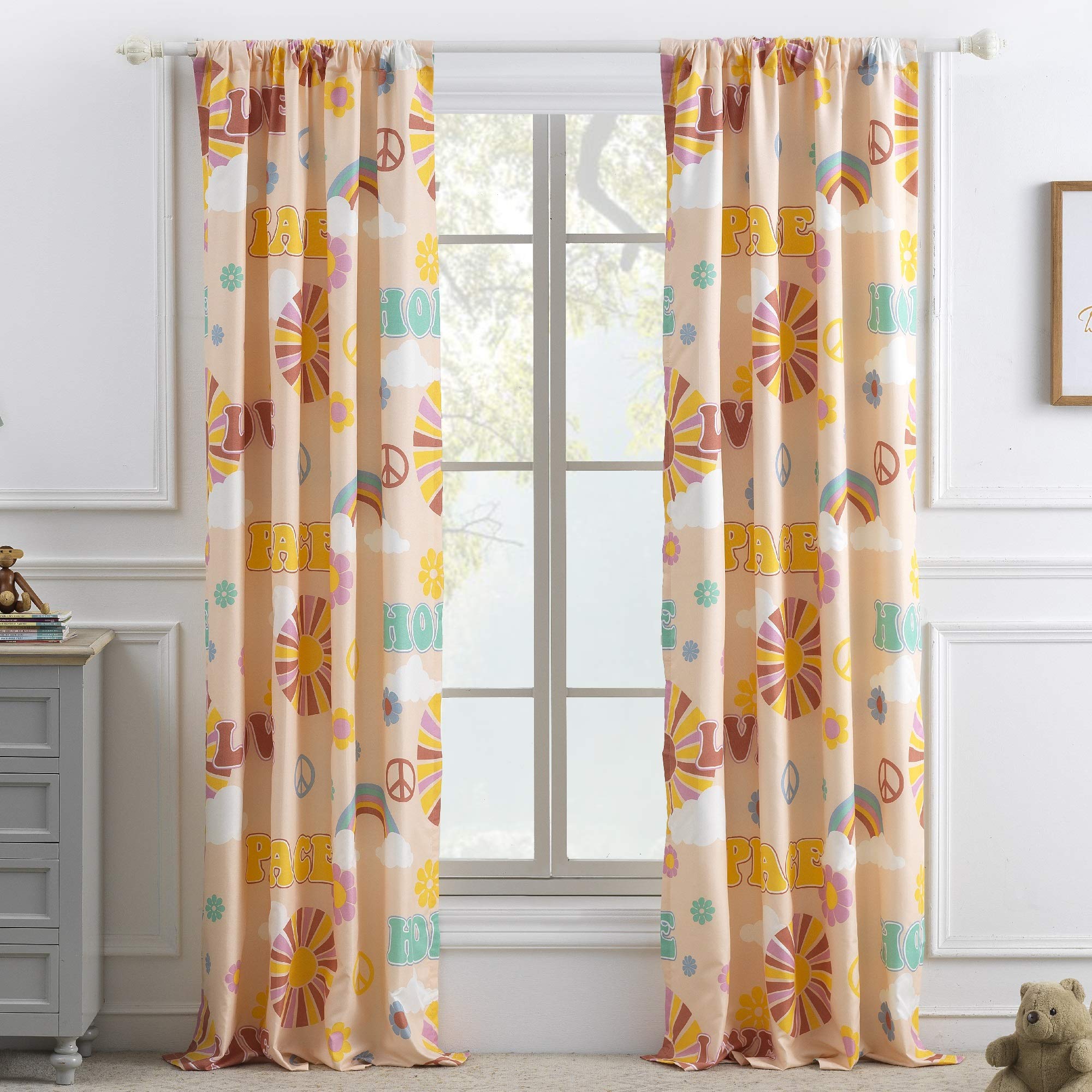 Greenland Home Fashions Cassidy Curtain Panel Set (Set of 2)