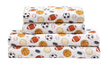 MALLARY BY MATTHEW Kids Super-Soft 100% Microfiber Print Sheet, Sports, Twin