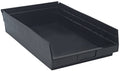 Quantum Storage Systems Quantum Storage QSB110BK 8-Pack 4 Hanging Plastic Shelf Bin Storage Containers, 17-7/8 x 11-1/8 x 4, Bla