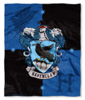 Harry Potter Ravenclaw House Crest Silk Touch Throw 50 x 60- Ravenclaw