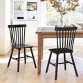 LUE BONA Windsor Dining Chair, Dining Chairs Set of 2, Spindle Back Wood Dining Chair, Kitchen Chairs Wooden Dining Chair, Farmh