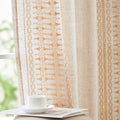 jinchan Boho Curtains for Bedroom Linen Blend Boho Curtains 96 Inches Long 2 Panels Farmhouse Embroidered Drapes for Living Room