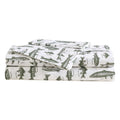 Eddie Bauer - Sheet Set, Cotton Percale Bedding with Matching Pillowcases, Crisp & Breathable, 200-Thread Count, Classic Comfort