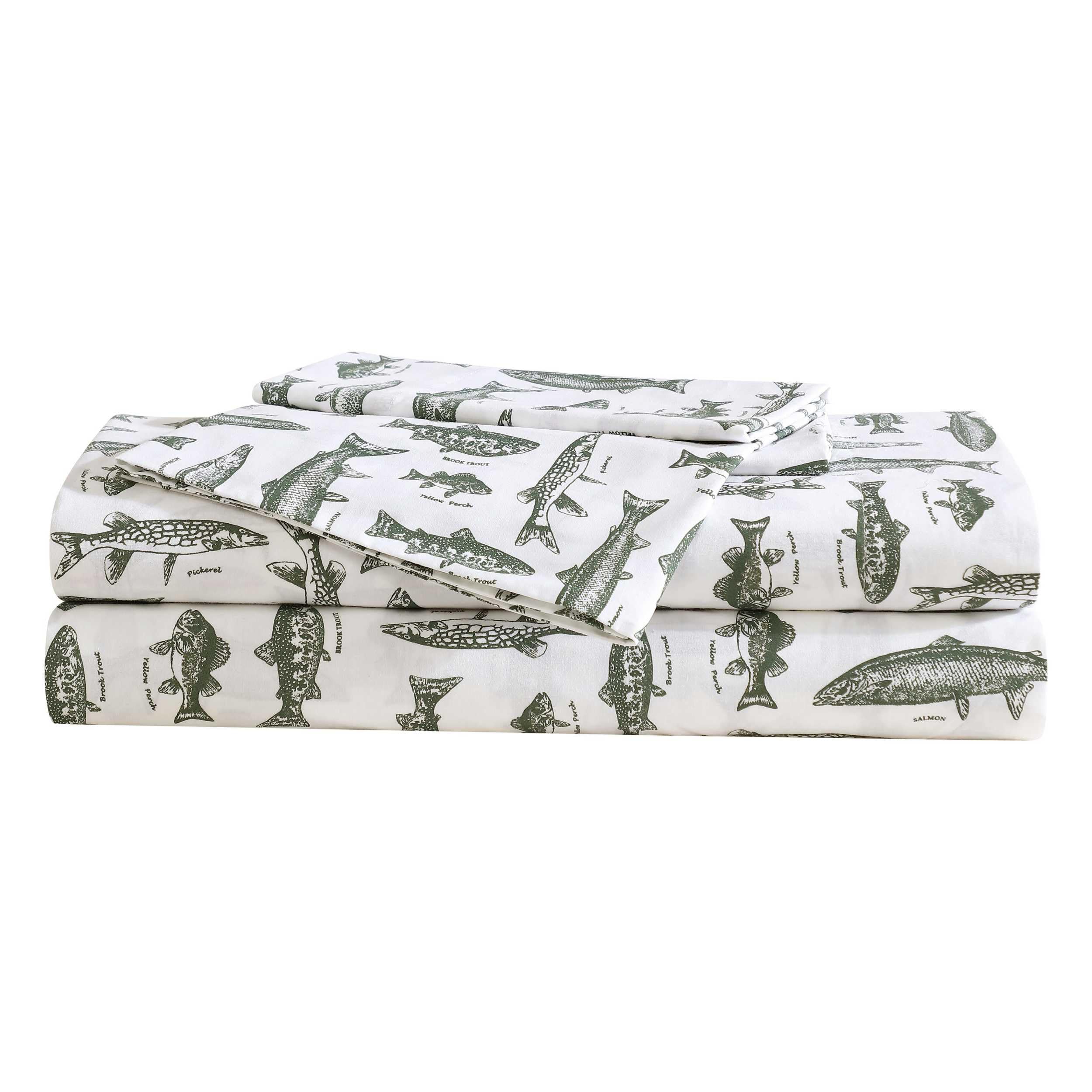 Eddie Bauer - Sheet Set, Cotton Percale Bedding with Matching Pillowcases, Crisp & Breathable, 200-Thread Count, Classic Comfort