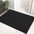 HIYARD Sturdy Front Door Mat, Absorbent Muddy Dirt Resist Welcome Door Mats Outdoor Indoor, Stain and Fade Resistant, Non-Slip B