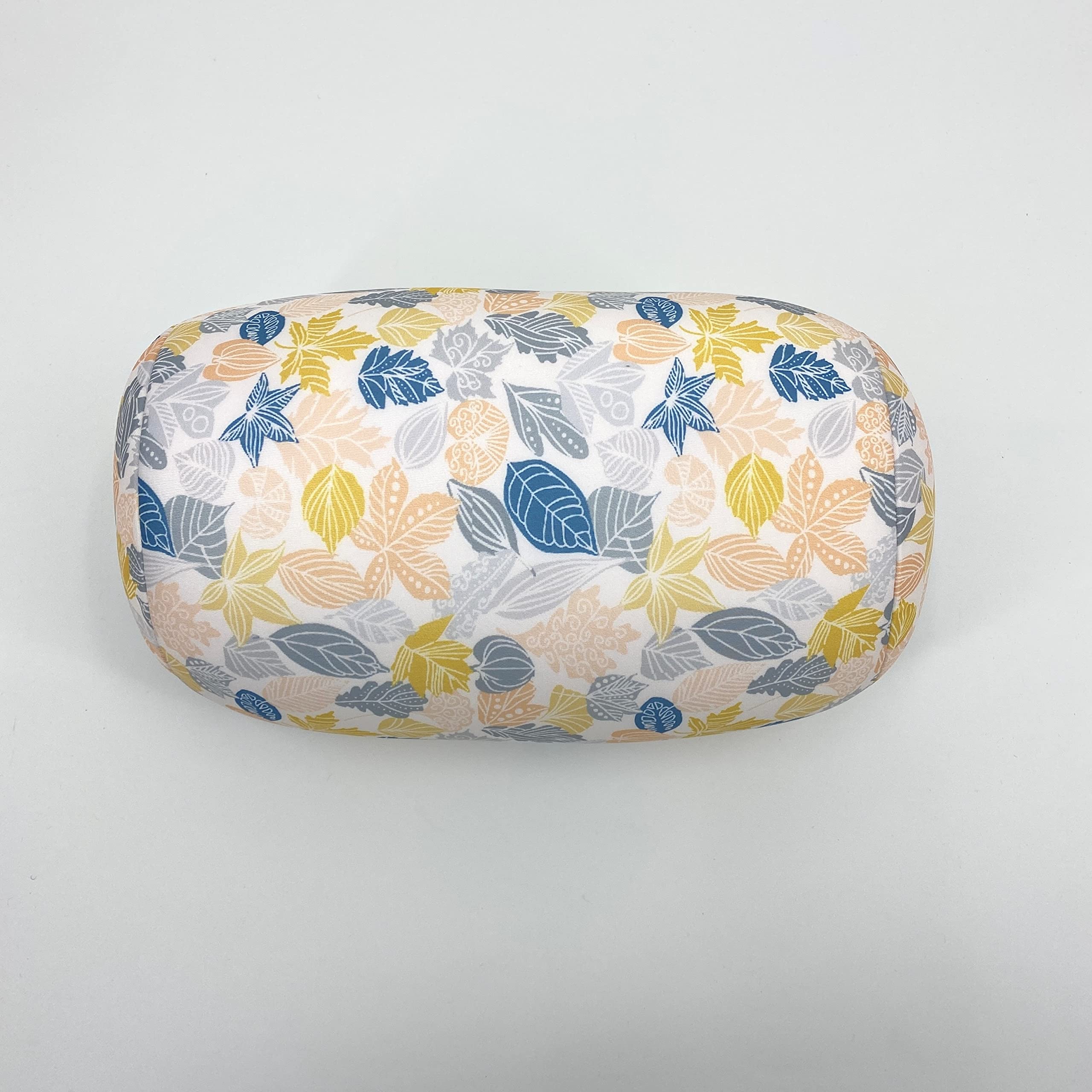 Bookishbunny Microbead Cylinder Bolster Roll Pillow 13 x 7 (PastelLeaves)