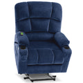 MCombo Dual Motor Power Lift Recliner Chair with Massage and Heat for Big Elderly People, Infinite Position, USB Ports, Cup Hold
