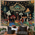 Yeoiat Mushroom Tapestry Hippie Tapestry for Bedroom Cute Tapestries Aesthetic Wall Tapestry Hanging for Bedroom Dorm Living Roo