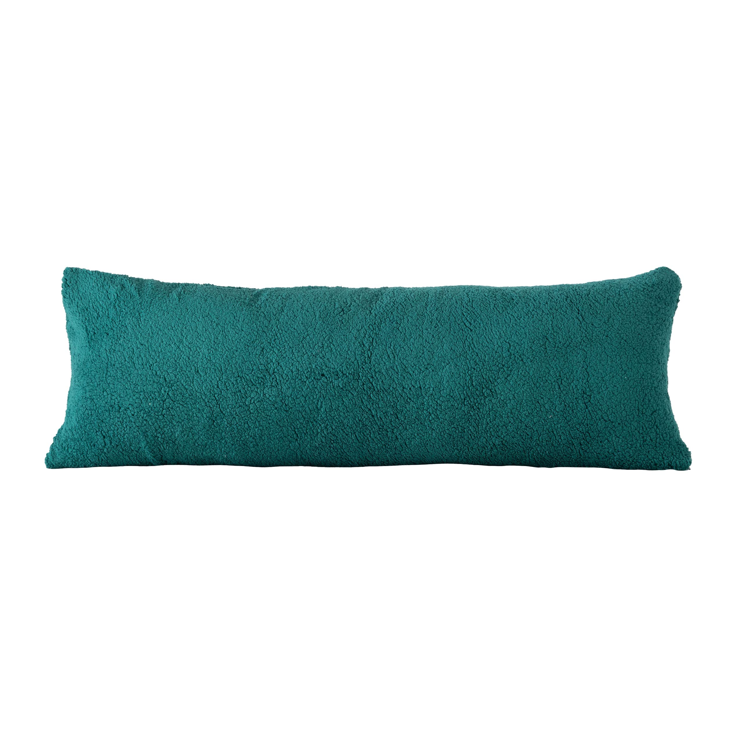 Reafort Ultra Soft Sherpa Body Pillow Cover/Case with Zipper Closure 21x54 (Evergreen, 21x54 Body Pillow Cover)