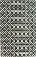 Mad Mats Geometric Outdoor Rug, Reversible Plastic Mat (6 x 9, Scotch - Black/White)