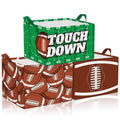 Yungyan 3 Pcs Football Storage Basket for Gifts, Sports Storage Bins with Handle Football Organizer Waterproof Collapsible Canva