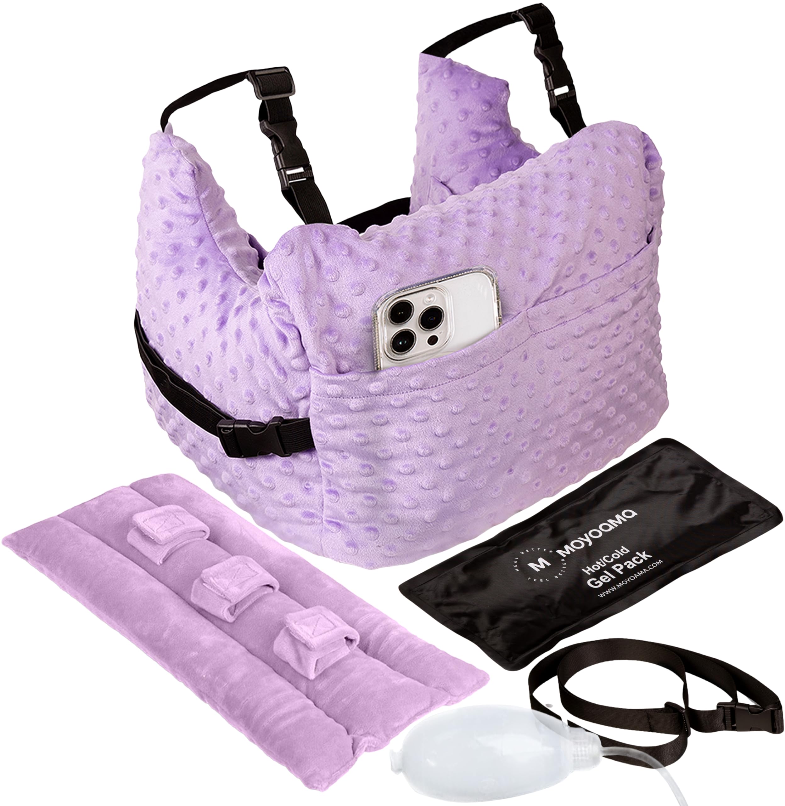 MOYOAMA Post Mastectomy Pillow - Post Surgery Pillow for Car, Breast Reduction & Augmentation Patients, Breast Pillow After Hear