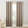Sun Zero Barrow Energy Efficient Grommet Curtain Panel Pair 54 x 63