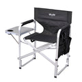 Stylish Camping SL1204BLACK/FLAG Full Back Folding Directors Chair