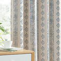 Vangao Boho Blackout Curtains 63 Inch Length for Bedroom Living Room Geometric Print Room Darkening Thermal Insulated Grommet To
