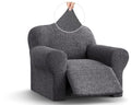 PAULATO BY GA.I.CO. Recliner Cover - Recliner Chair Cover - Recliner Slipcover - Cotton Fabric Slipcover - 1-Piece Form Fit Stre