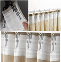 Ikiriska Add Curtain Tape with Hooks to Our Custom Curtains. Perfect for Ceiling Track System or rods with Curtain Rings (100 Pa
