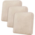 Imnopqr Couch Cushion Covers Leather Look Sofa Covers for 3 Cushion Couch Individual Seat Cushion Covers Stretch Slipcovers Sets