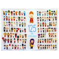 Birdy Boutique Learning Tapestry - Children of the World - Lightweight & Easy to Hang - Wall Diversity Hanging Canvas for Bedroo