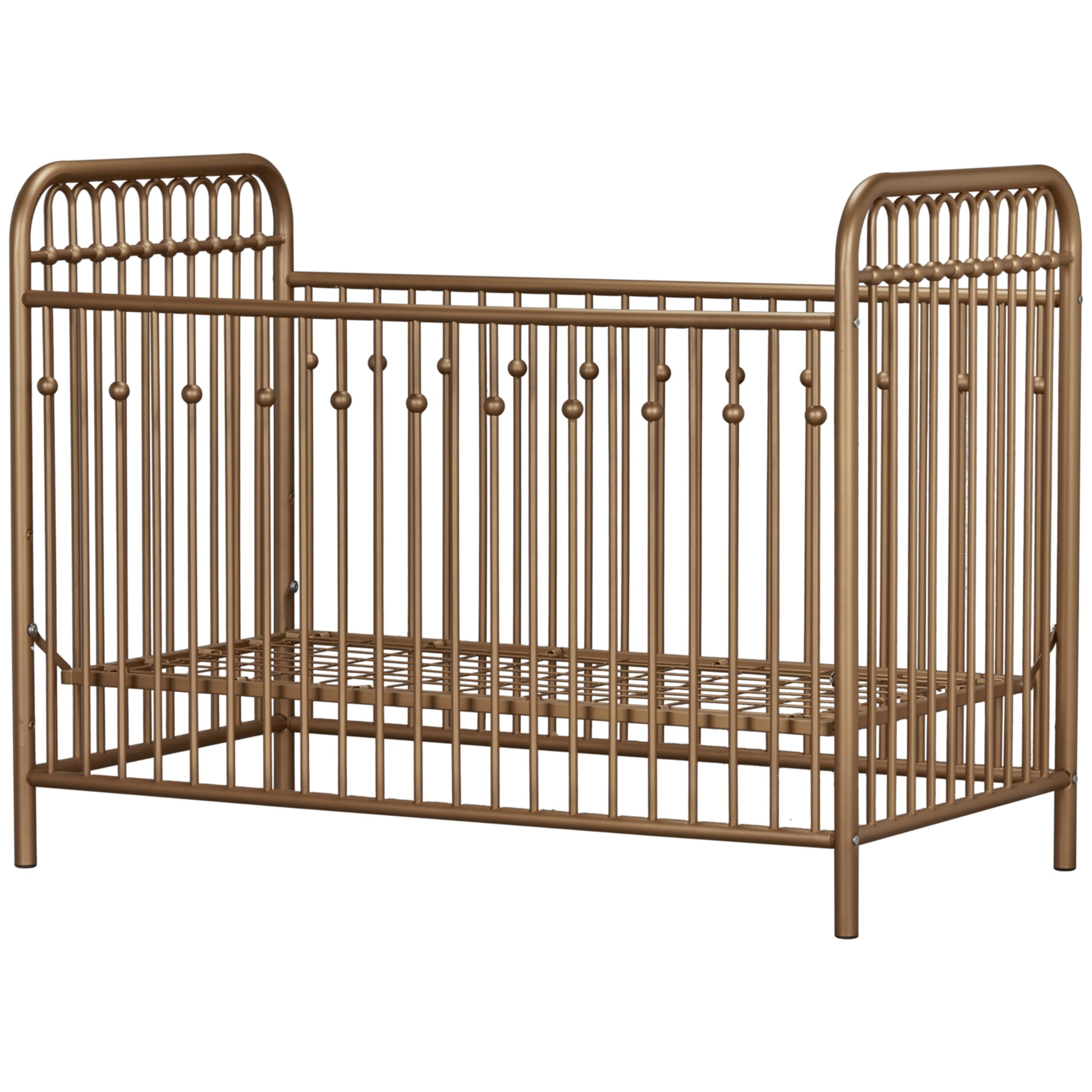 Little Seeds Monarch Hill Ivy Metal Baby Crib, Black