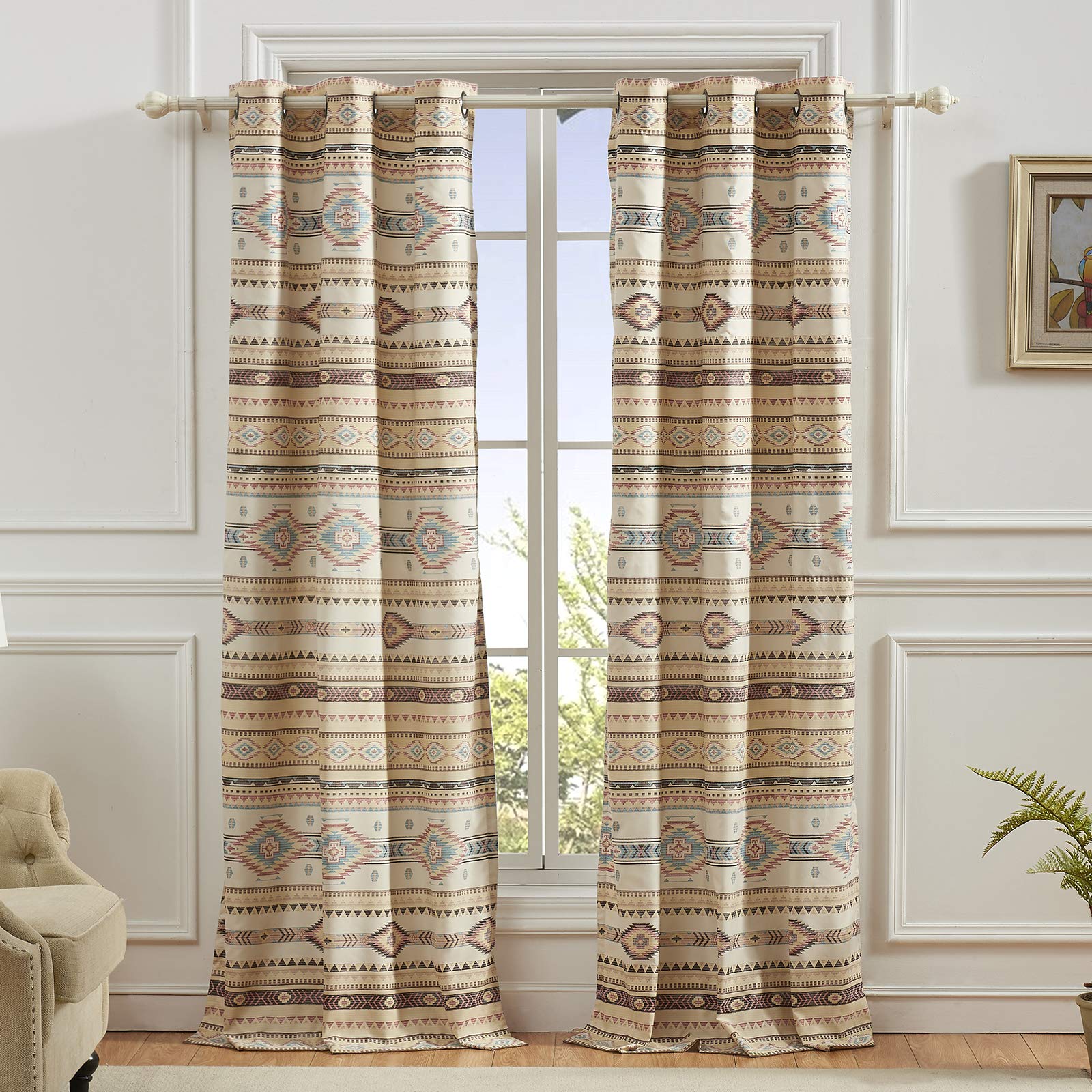Barefoot Bungalow Phoenix Curtain Panel Pair, 84