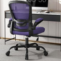 Mimoglad Office Chair, Ergonomic Desk Chair with Adjustable Lumbar Support, High Back Mesh Computer Chair with Flip-up Armrests-