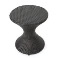 Christopher Knight Home Franklin Outdoor Wicker Hourglass Side Table, Multibrown