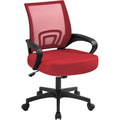 Yaheetech Office Chair Desk Chair Mid Back Mesh Task Chair Computer Chair Ergonomic Rolling Swivel Chair Adjustable Executive Ch
