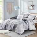 Intelligent Design Duvet Cover King Bedding Sets for Girls & Boys Watercolor Tie Dye King Duvet Cover Set Kids, Microfiber King 