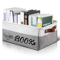 Marsui Book Lover Gifts Books themed Storage Basket Storage Bin Bookish Accessories Bookworm Gift for Club Members Student Teach