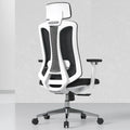 Logicfox Ergonomic Mesh Office Chair, High Back Desk Chair with 3D Armrests, Adjustable Lumbar Cushion & Adjustable Headrest, Sw