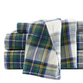 Comfort Spaces Cotton Flannel Breathable Warm Deep Pocket Sheets with Pillow Case Bedding, King, Green Plaid Scottish Plaid 4 Pi