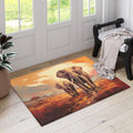 Elephant Indoor Door Mat, Outdoor Entrance Doormat for Entryway Kitchen Bathroom 17 X 29 Inch