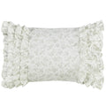 Laura Ashley Throw Pillow Cotton Envelope Closure, Elegant Home Decor for Couch or Bed, 14 x 20, Harper Pale Green
