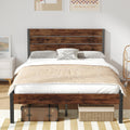 Fluest Full Bed Frame with Headboard and Footboard, Metal Full Bed Frame with Under Bed Storage, All-Metal Support System, No Bo