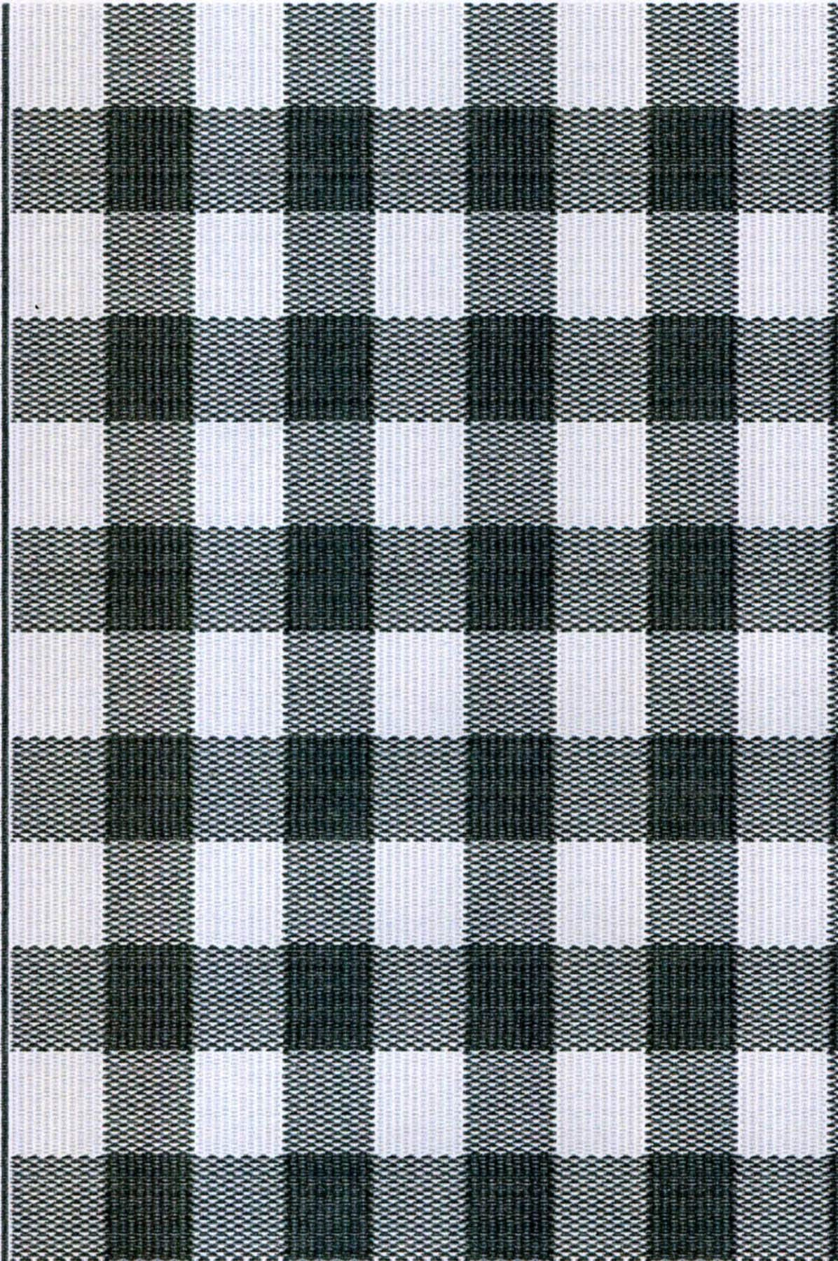 Mad Mats Buffalo Indoor/Outdoor Floor Mat (6 x 9, Black White)
