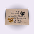 High Cotton were So Excited Funny Indoor Outdoor Doormat