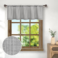 Linen Valance for Windows Kitchen Living Room Valance Rod Pocket Modern Farmhouse Country Rustic Bathroom Small Window Treatment