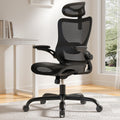 Marsail Ergonomic Mesh Office Chair High Back Home Office Desk Chair with Adaptive Lumbar Support, 2D Headrest, 3D Flip-Up Armre