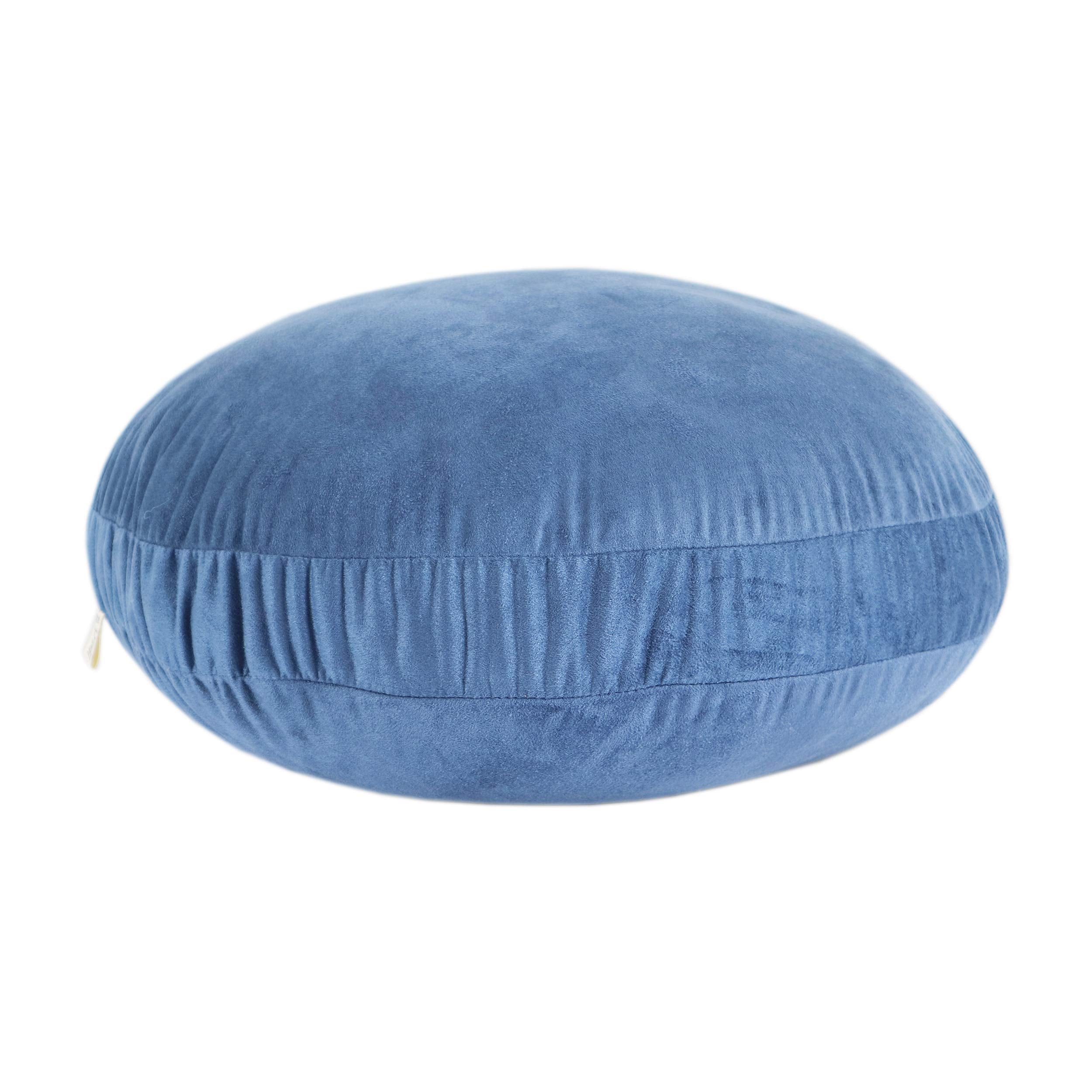 Hodeco Round Throw Pillow 16x16 Down-like Polyester Super Soft Ultra Fluffy Feather-like Touch Round Cushion for Couch Decorativ