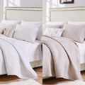 Barefoot Bungalow Parker Quilt Set, 3-Piece Full/Queen, Linen