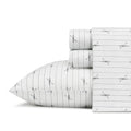 Eddie Bauer - Queen Sheets, Cotton Percale Bedding Set, Crisp & Cool Home Decor (Downstream, Queen)