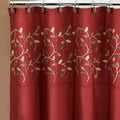 Popular Bath Aubery Shower Curtain, Burgundy 72.00 x 70.00