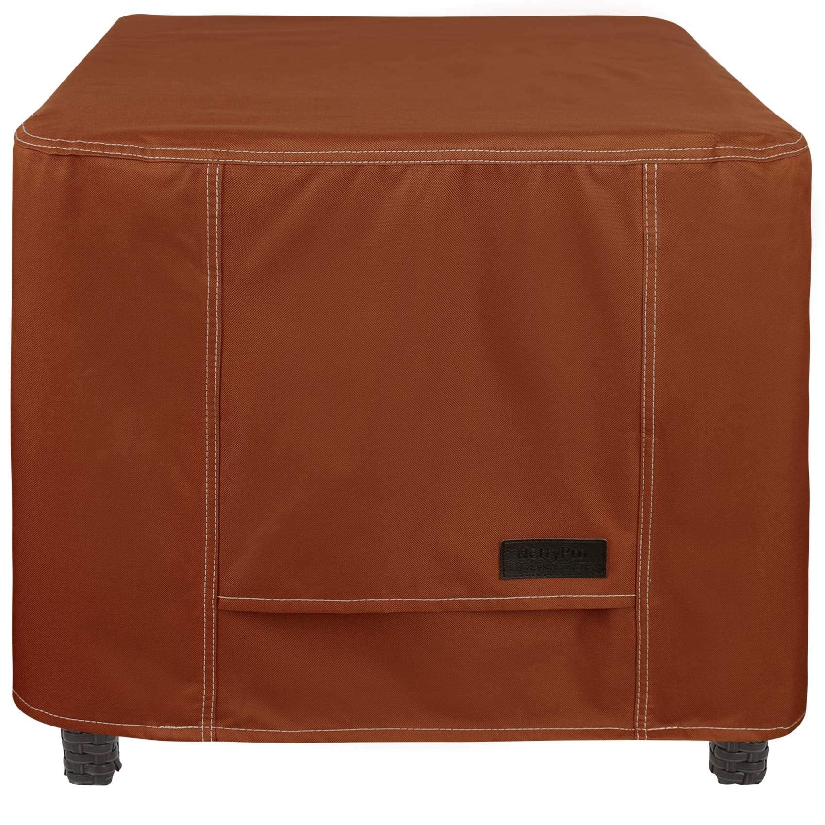 NettyPro Outdoor Patio Side Table Cover 20 x 20 Inch Waterproof Square Ottoman Table Cover All Weather Protection