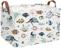 Sanjiaofeng Rectangular Kids Basket Ocean Storage Bins,Boys and Girls Storage Basket with Handles.Clothers,Toys,Books,Kid s Gif