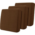 Hokway Stretch Couch Cushion Slipcovers Reversible Cushion Replacement Slipcovers Sofa Cushion Covers(Coffee, 3)