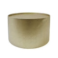 Christopher Knight Home Rache Modern Round Coffee Table with Hammered Iron, Gold, 26. 00    L x 26. 00    W x 17. 00    H
